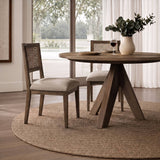 Kelly Rattan & Wood Dining Chair (Pack of 2)