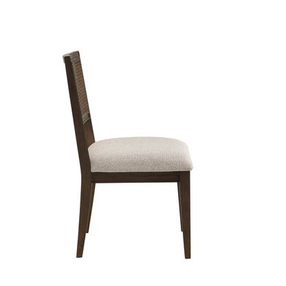 Kelly Rattan & Wood Dining Chair (Pack of 2)