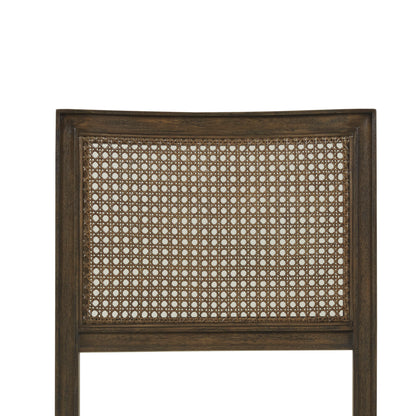 Kelly Rattan & Wood Dining Chair (Pack of 2)