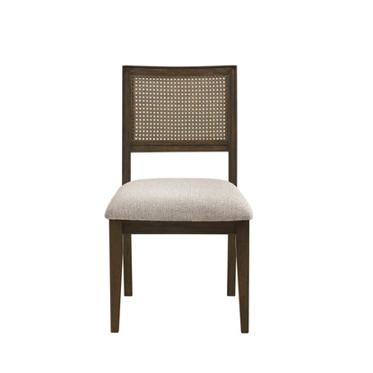 Kelly Rattan & Wood Dining Chair (Pack of 2)
