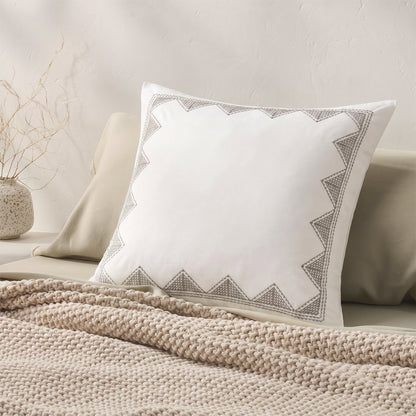 🎁 Isla Cotton Embroidered Euro Sham (100% off)