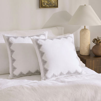 Isla Cotton Embroidered Euro Sham