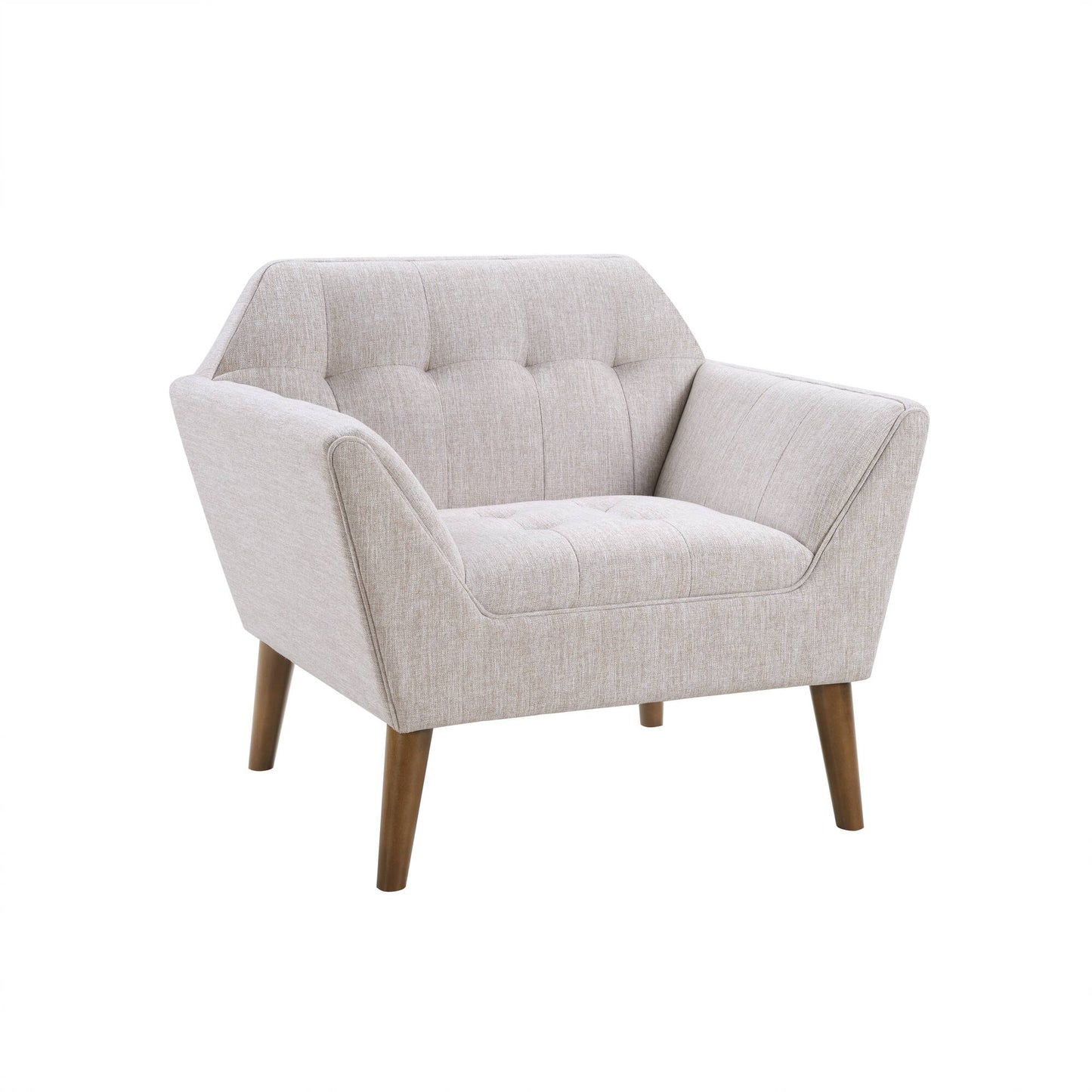 Newport Wide Mid-Century Modern Lounge Chair