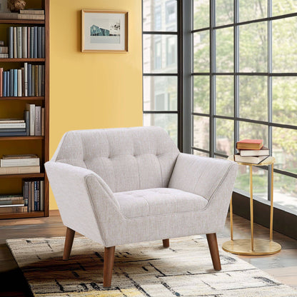 Newport Wide Mid-Century Modern Lounge Chair