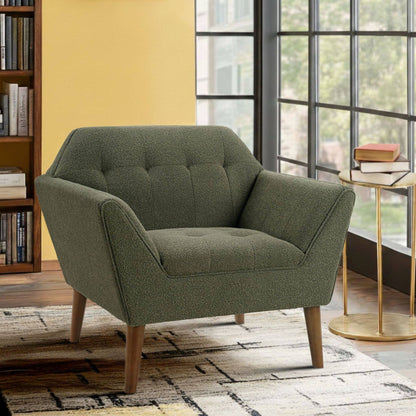Newport Wide Mid-Century Modern Lounge Chair