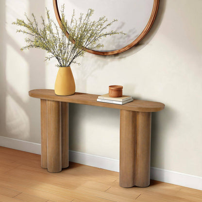 Benji Oval Console Table