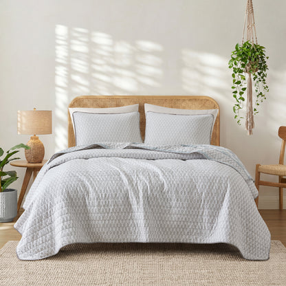 Surya 100% cotton print Quilt 3-Piece Set