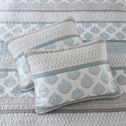 Surya 100% cotton print Quilt 3-Piece Set