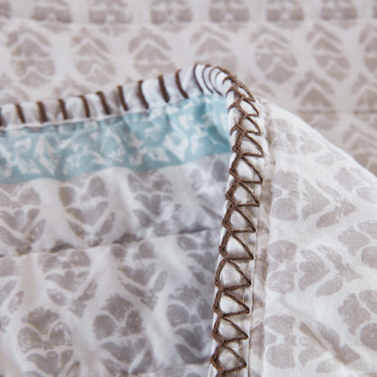 Surya 100% cotton print Quilt 3-Piece Set