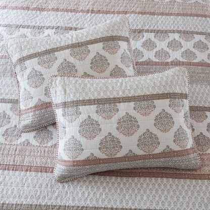 Surya 100% cotton print Quilt 3-Piece Set