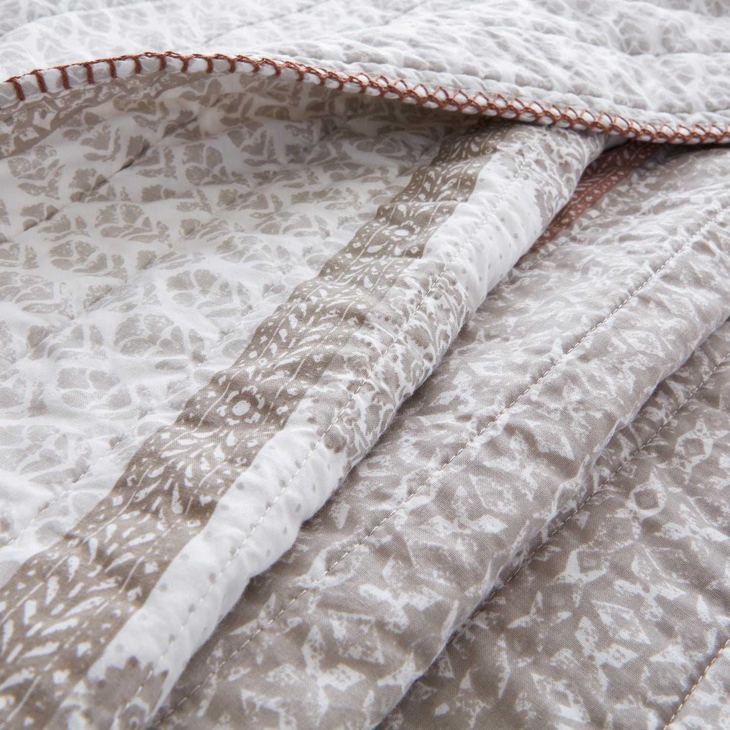 Surya 100% cotton print Quilt 3-Piece Set