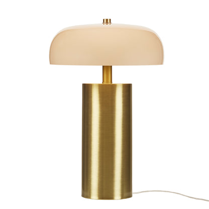 Nilo Textured Ceramic Table Lamp with Fluted Fabric Shade