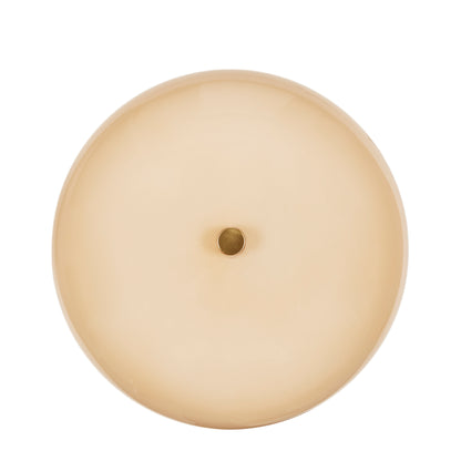 Nilo Textured Ceramic Table Lamp with Fluted Fabric Shade
