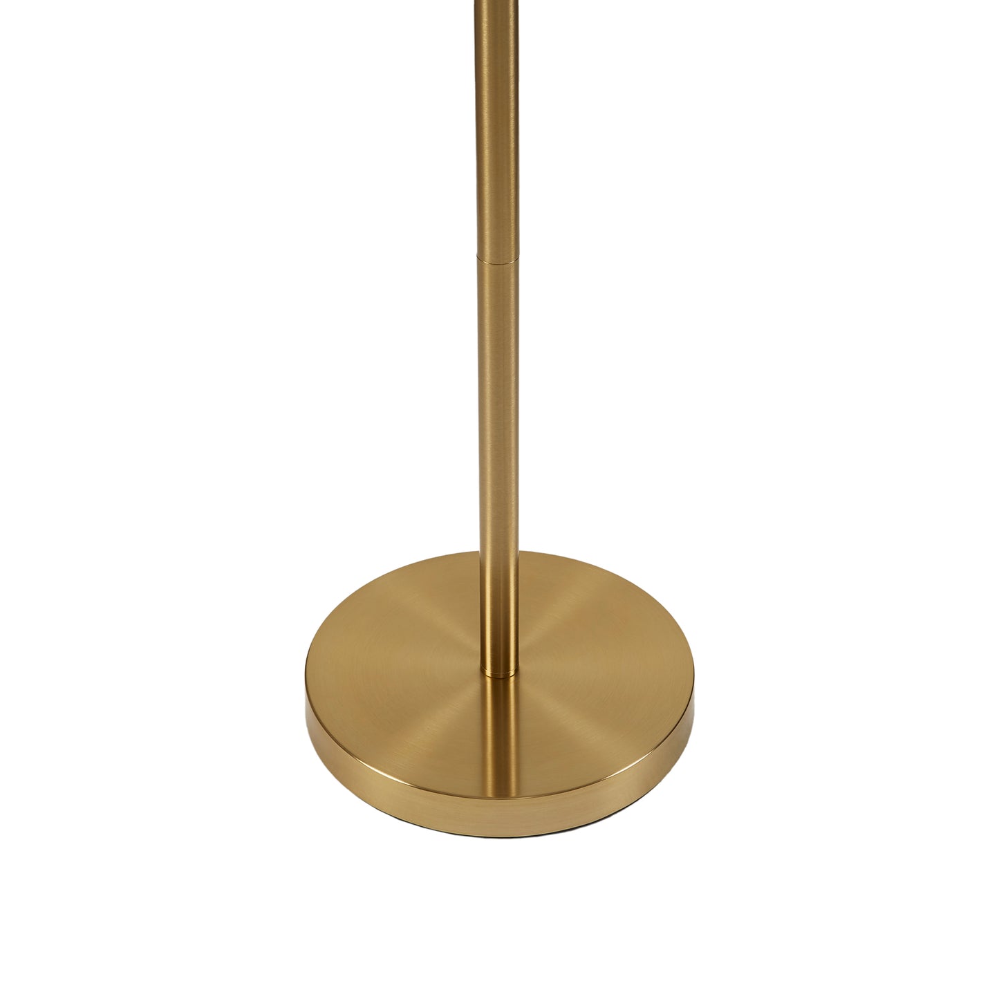 Vesta Textured Ceramic Floor Lamp with Fluted Fabric Shade