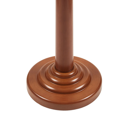 Verla Textured Ceramic Floor Lamp with Fluted Fabric Shade