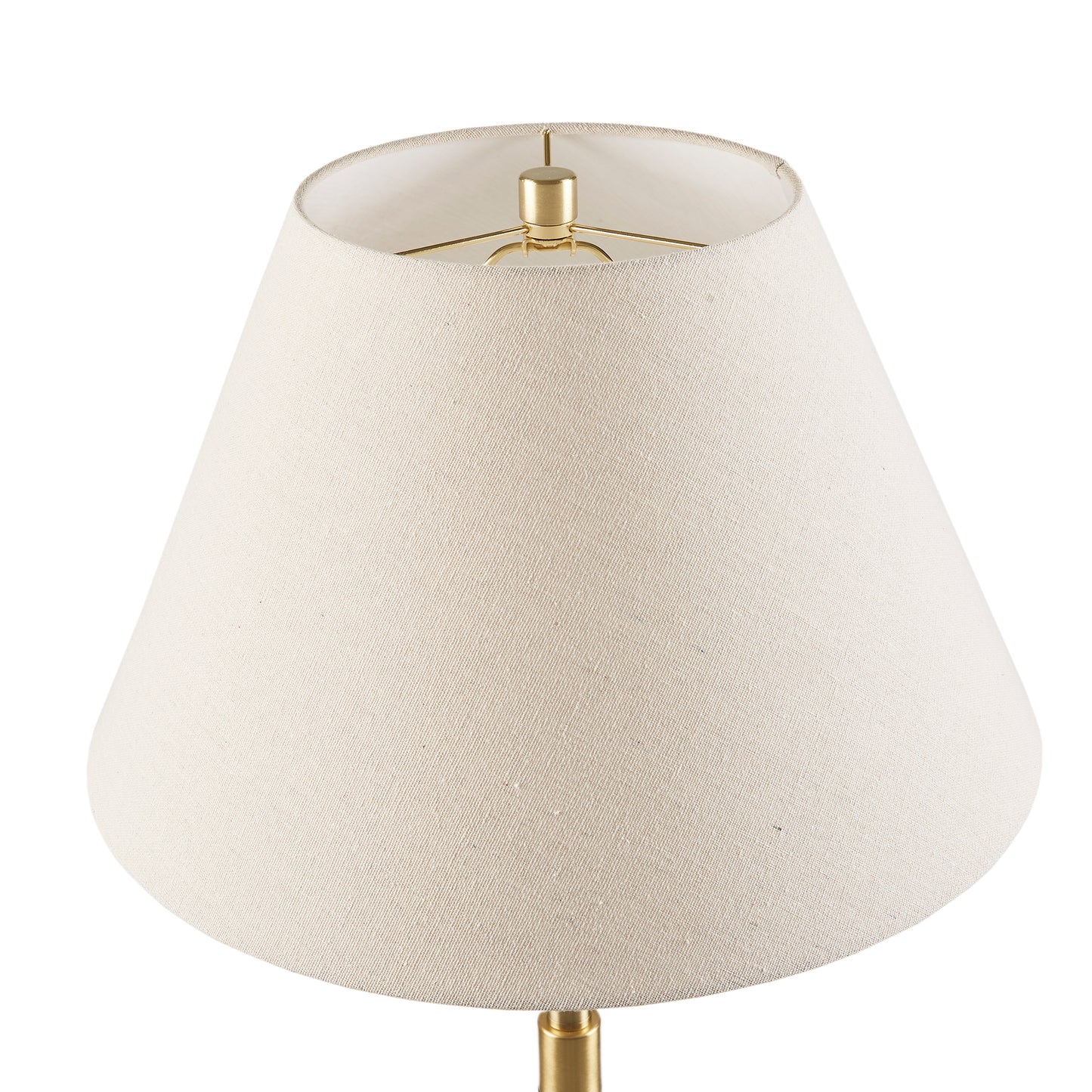Verla Textured Ceramic Floor Lamp with Fluted Fabric Shade