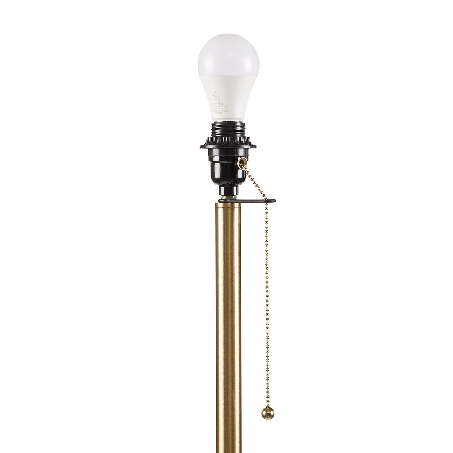Serin Textured Ceramic Floor Lamp with Fluted Fabric Shade
