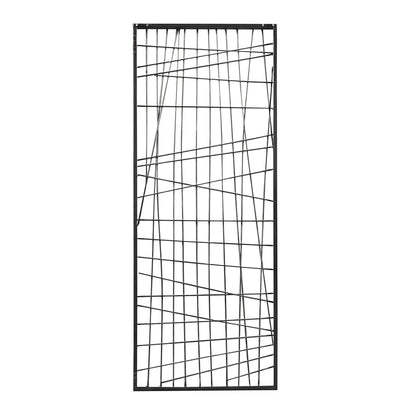 Savoy Distressed Black Metal Wall Decor