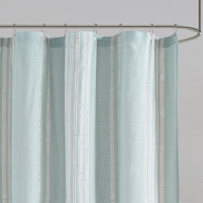 Kara Cotton Jacquard Shower Curtain