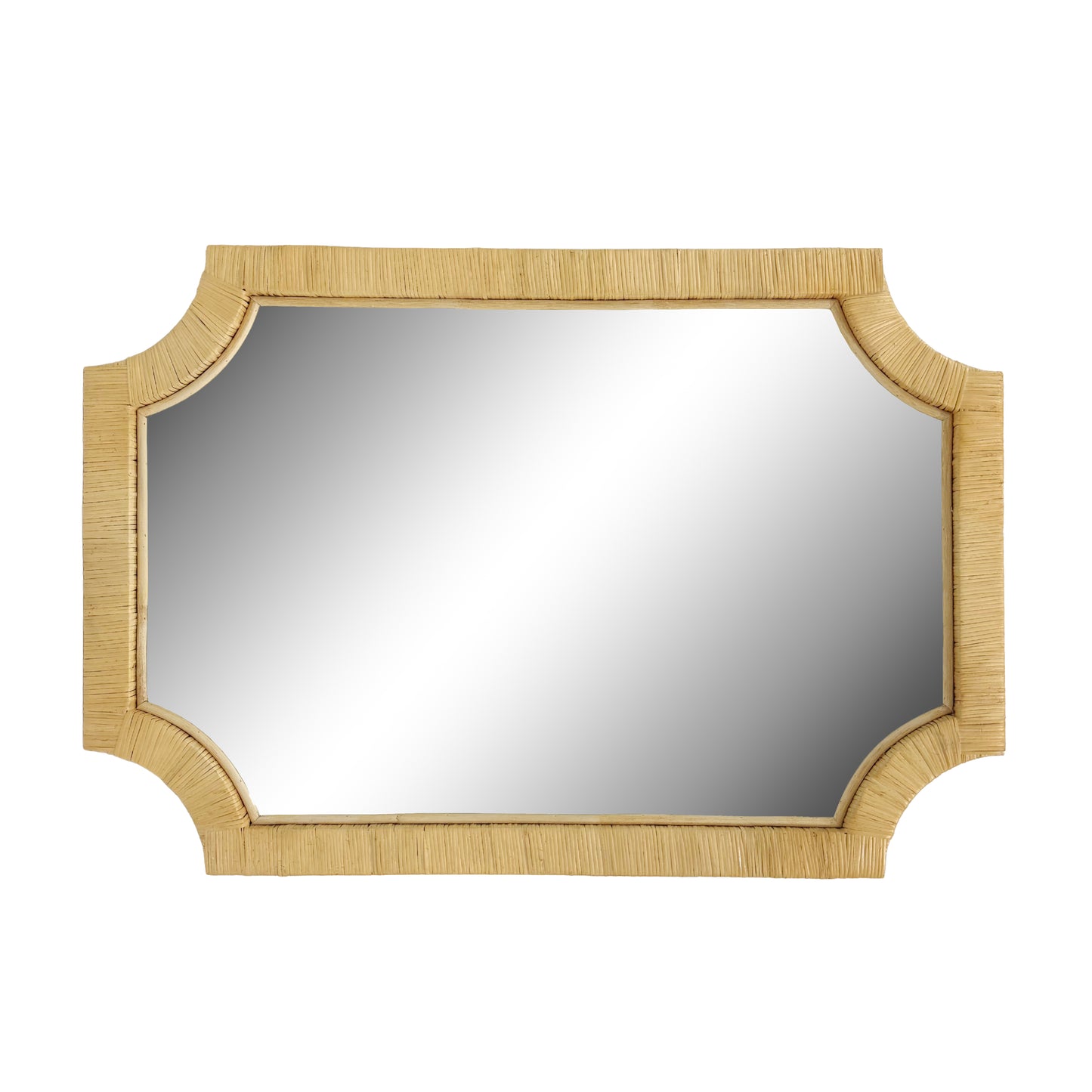 Averin Natural Rattan Wall Mirror
