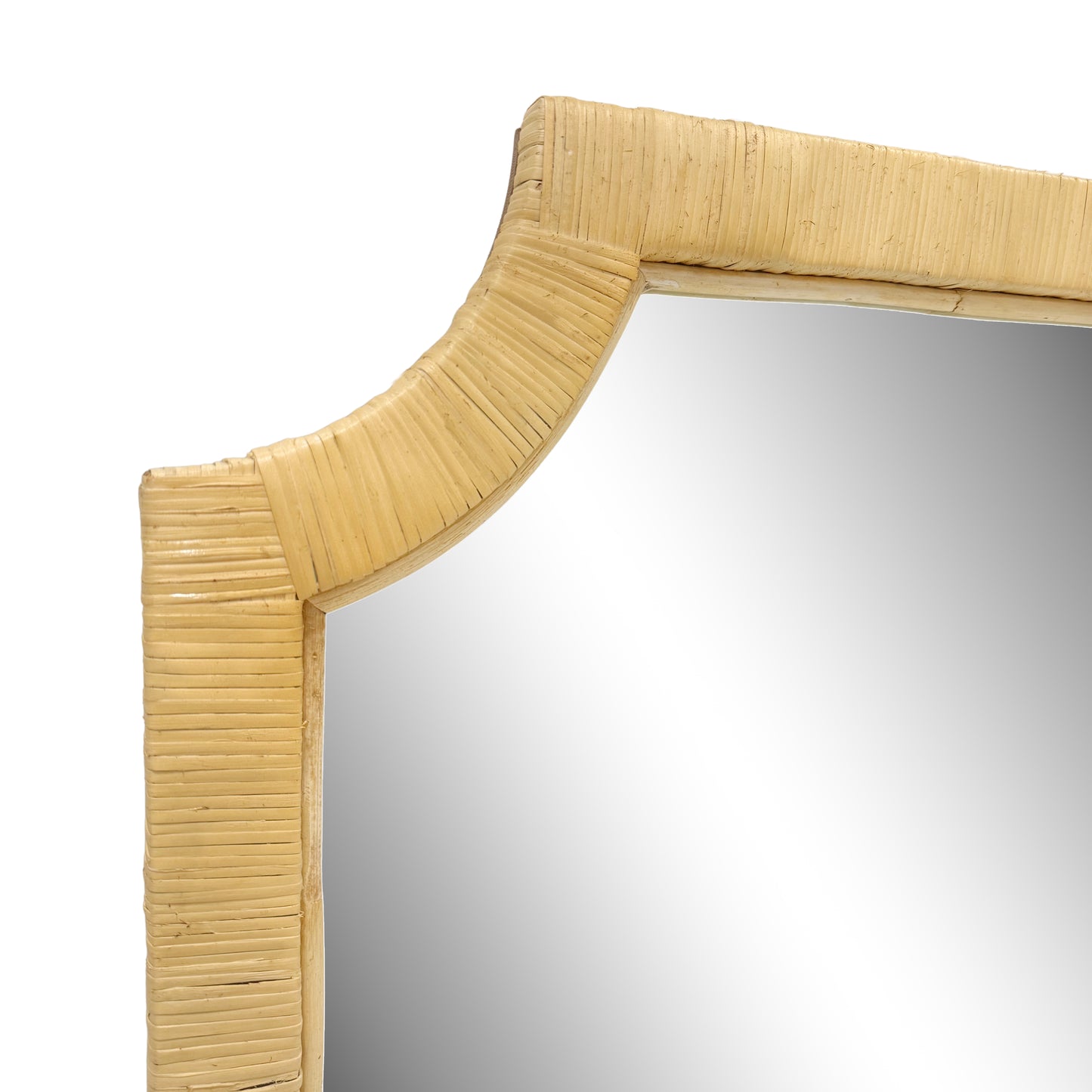 Averin Natural Rattan Wall Mirror