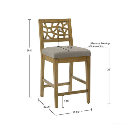 Crackle Counter Stool