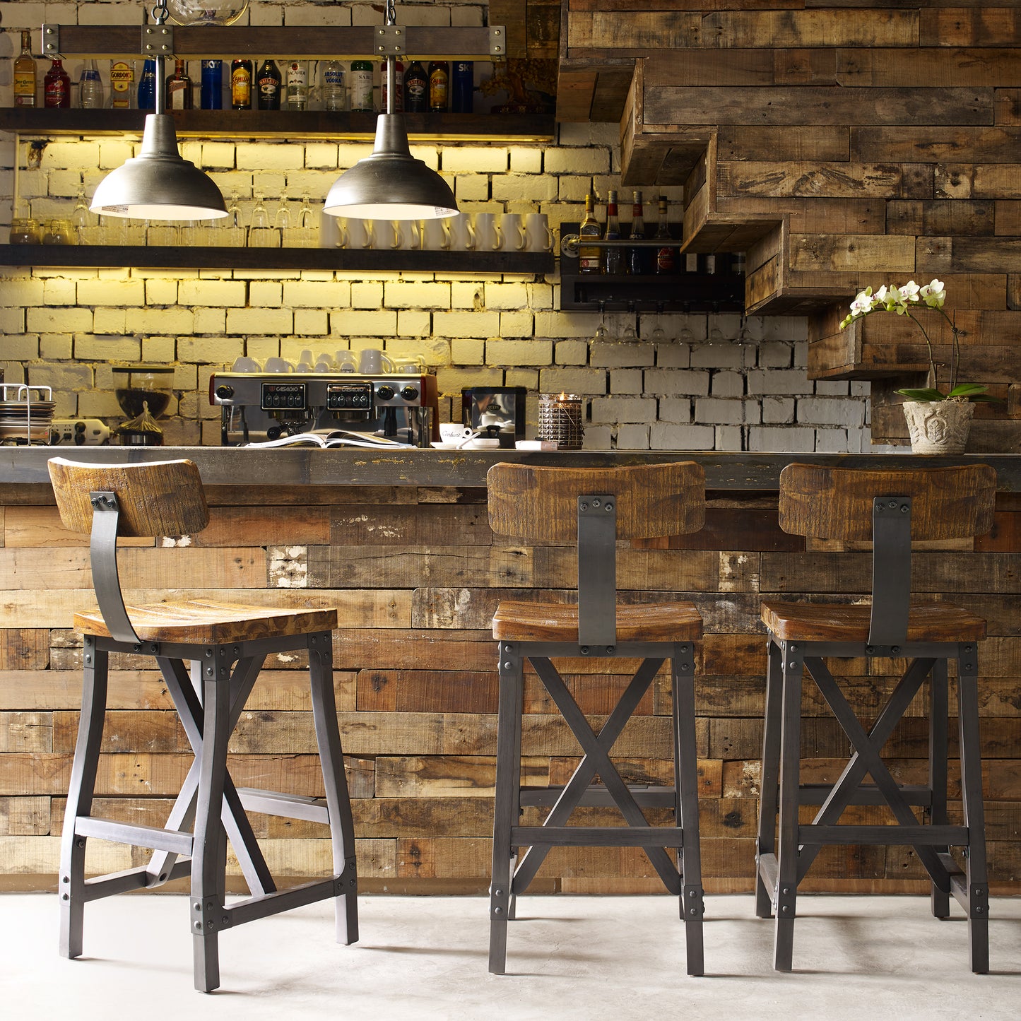 Lancaster Barstool with Back