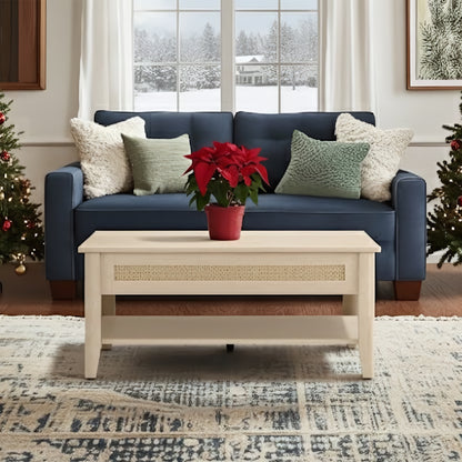 Lennox Lift-Top Rattan Coffee Table