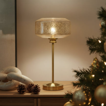 Lumivive 17" Mercury Glass Table Lamp