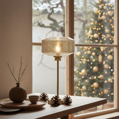 Lumivive 17" Mercury Glass Table Lamp