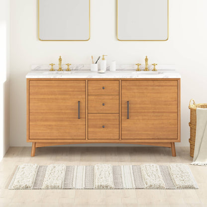 Asher Woven Texture Stripe Bath Rug