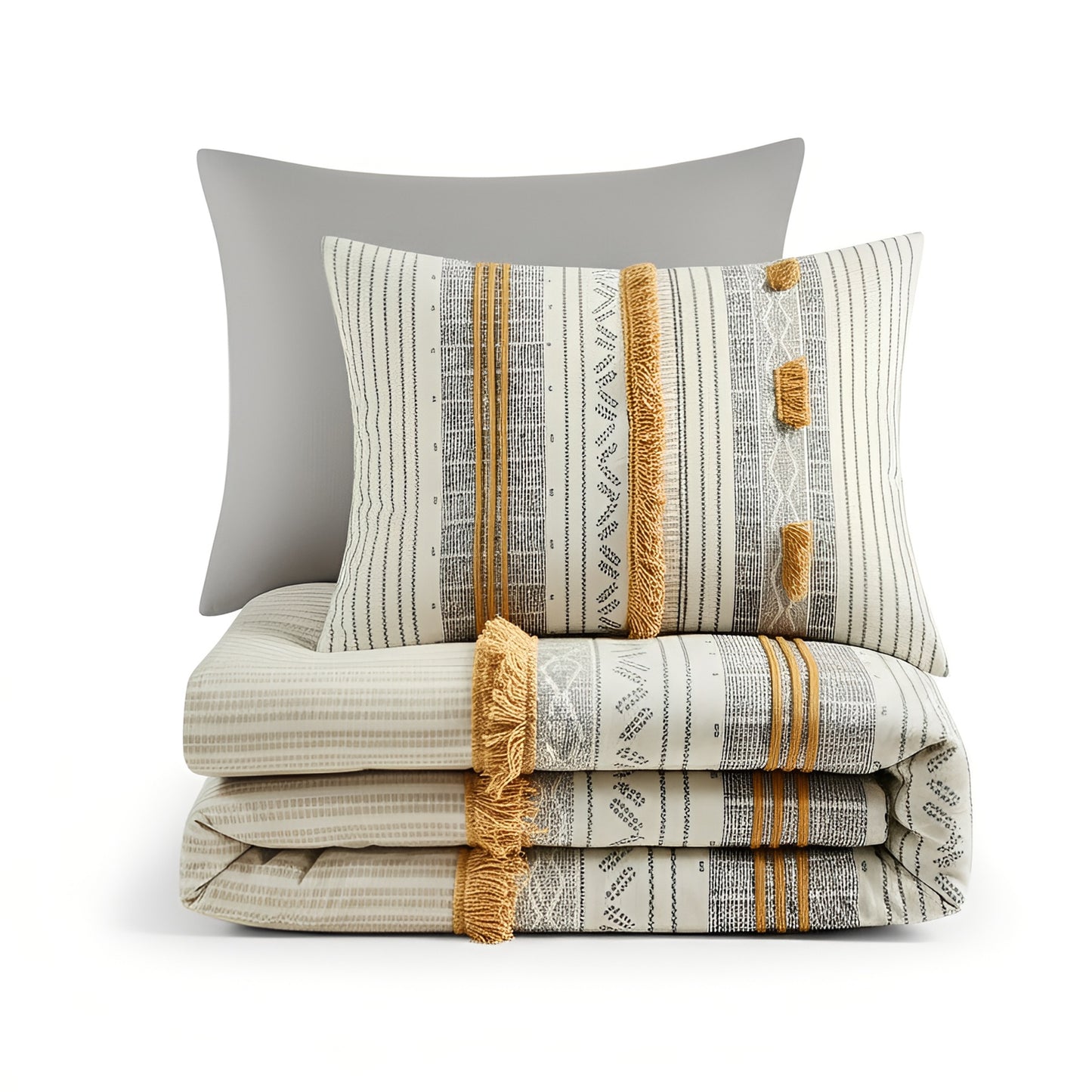 Cody 3 Piece Cotton Duvet Cover Set