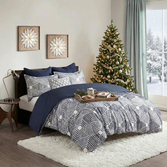 Ellipse Cotton Jacquard Comforter Set