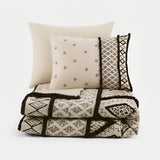 Marta 3-Piece Flax and Cotton Blended Duvet Cover Set