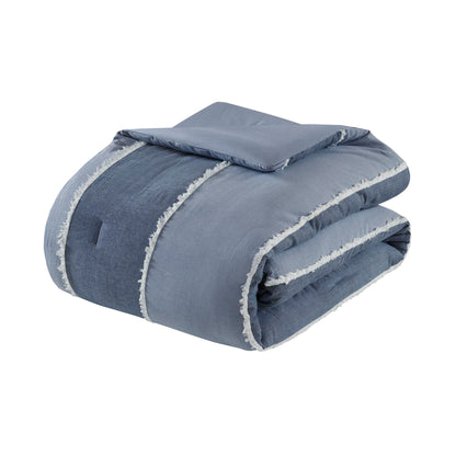 Shay 3-Piece Striped Cotton Comforter Set