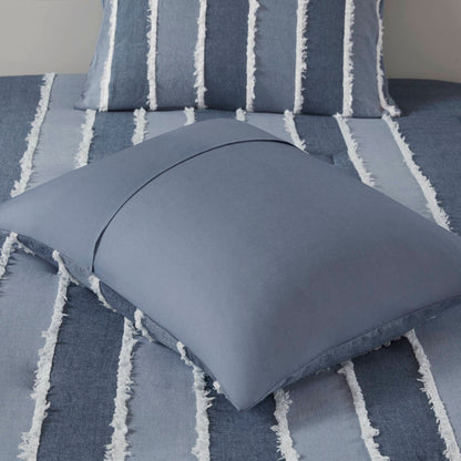 Shay 3-Piece Striped Cotton Comforter Set