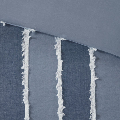 Shay 3-Piece Striped Cotton Comforter Set