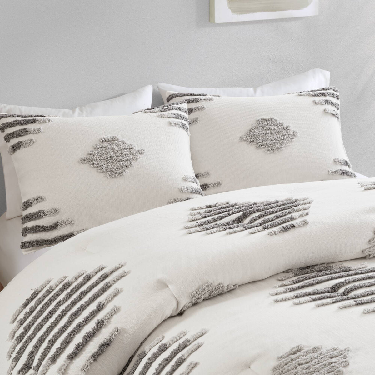 Tahli 3-Piece Cotton Blend Chenille Comforter Set