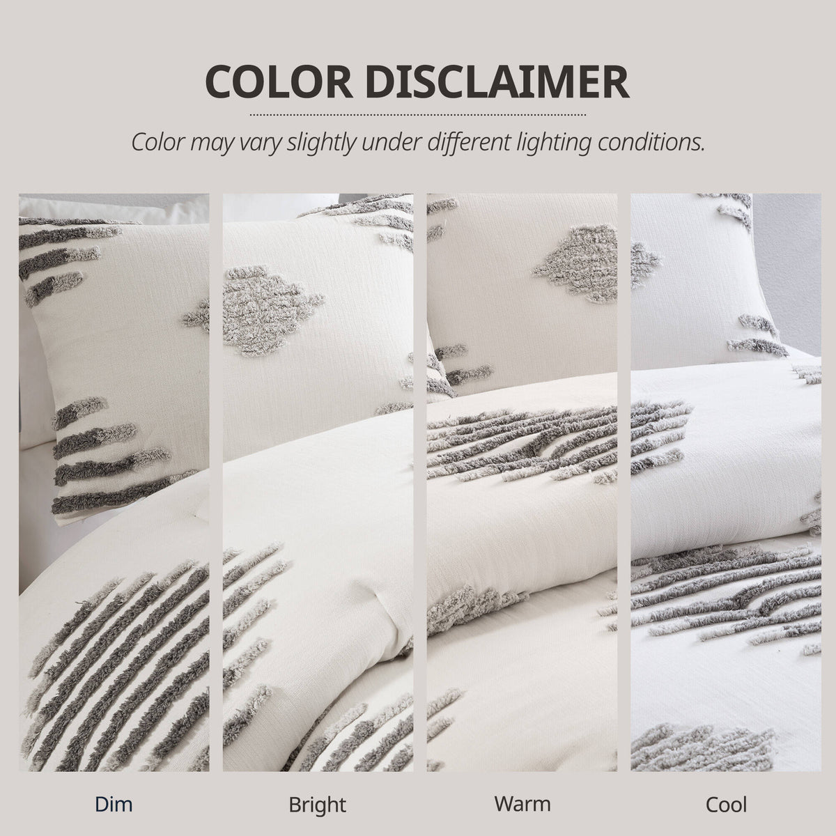 Tahli 3-Piece Cotton Blend Chenille Comforter Set