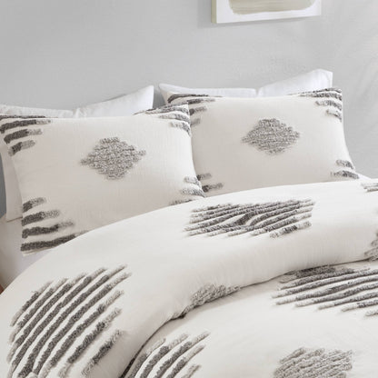 Tahli 3-Piece Cotton Blend Chenille Duvet Cover Set