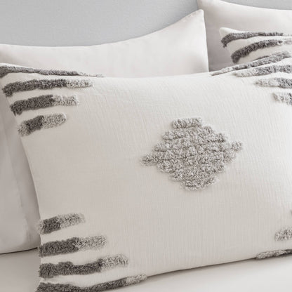 Tahli 3-Piece Cotton Blend Chenille Duvet Cover Set