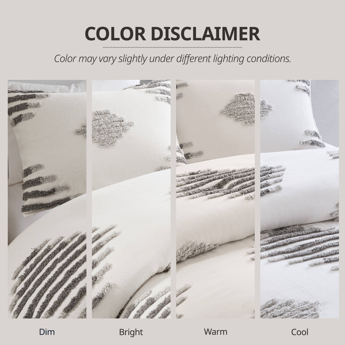 Tahli 3-Piece Cotton Blend Chenille Duvet Cover Set