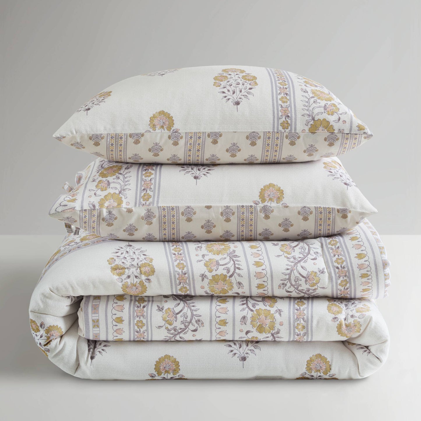 Thalia Floral 3-Piece Duvet Set