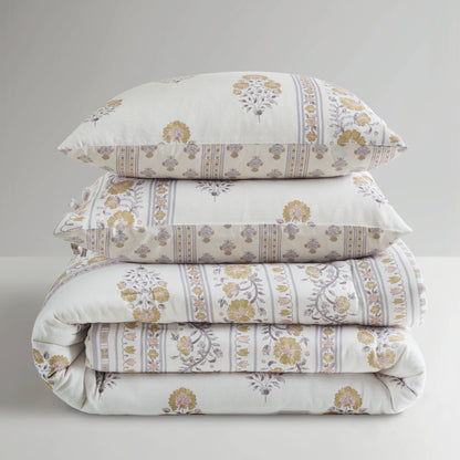 Thalia Floral 3-Piece Duvet Set