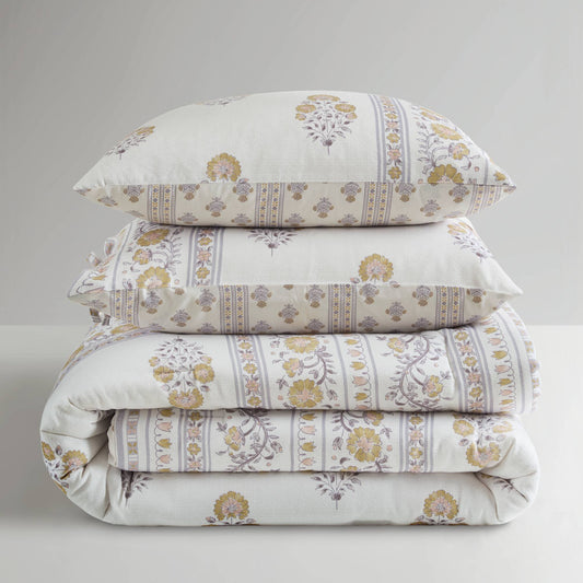 Thalia Floral 3-Piece Duvet Set