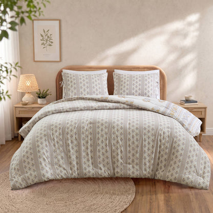 Thalia Floral 3-Piece Comforter Set
