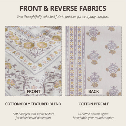 Thalia Floral 3-Piece Comforter Set