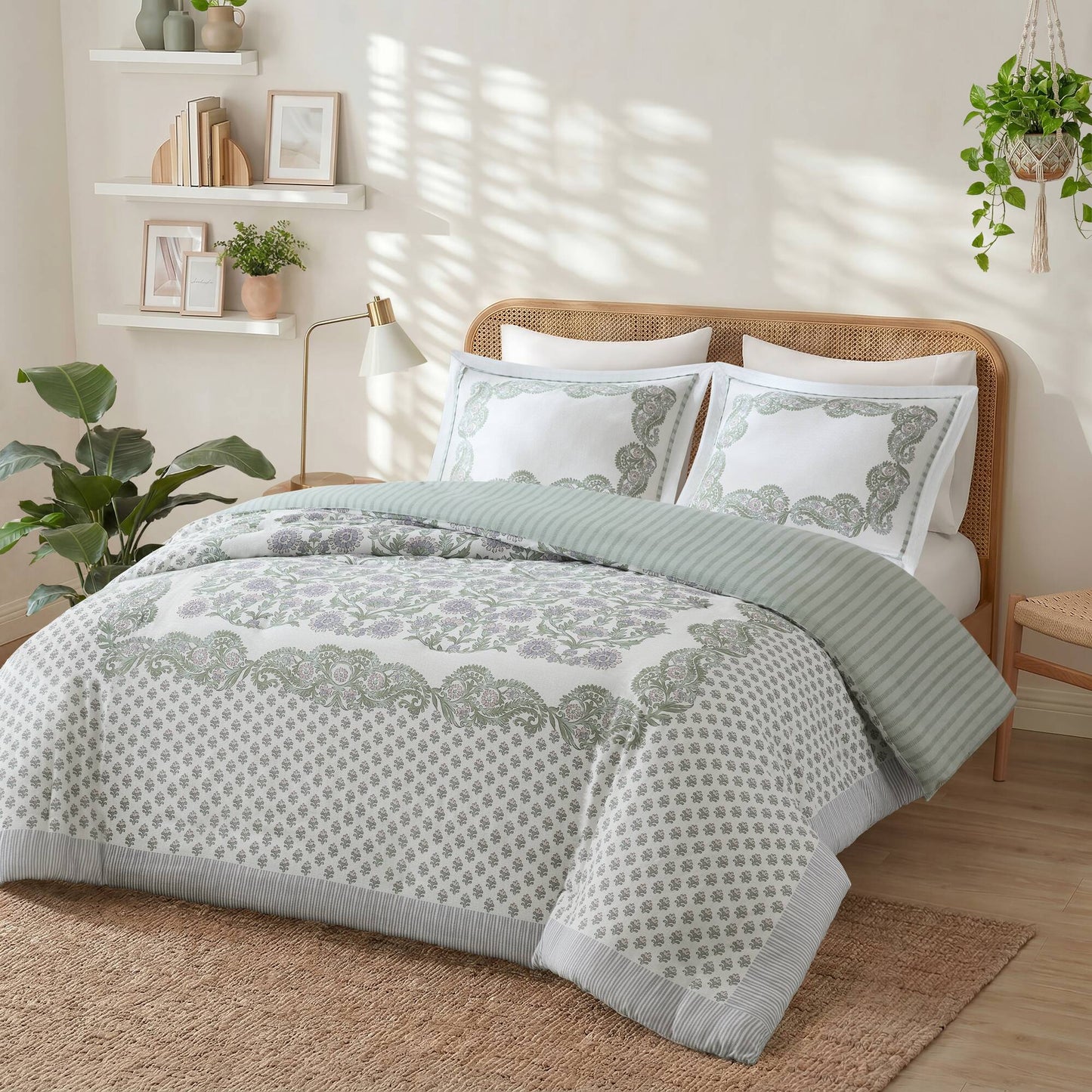 Tilly Floral 3-Piece Duvet Set