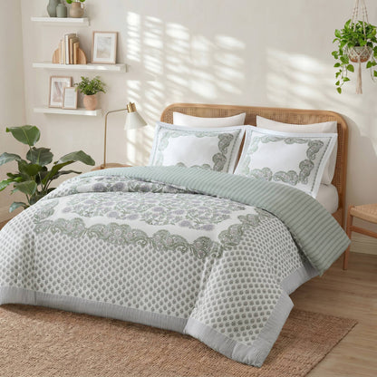 Tilly Floral 3-Piece Duvet Set