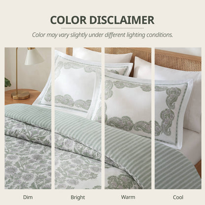 Tilly Floral 3-Piece Duvet Set